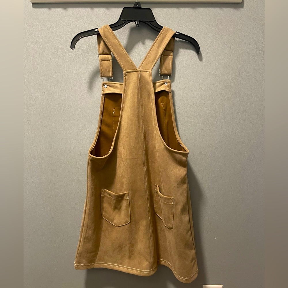 Tan coverall dress. Worn twice.